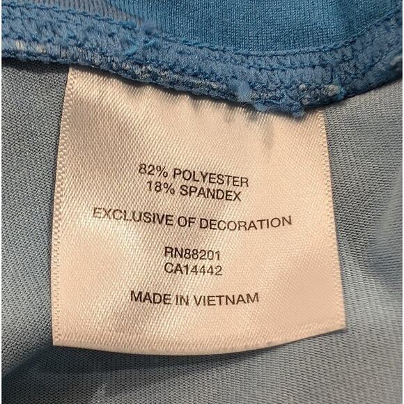 Mondetta Blue Gray Camo Leggings Pants Misses Size L - Picture 5 of 6